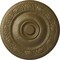 Ekena Millwork Neuveau Ceiling Medallion (Fits Canopies up to 6 3/8"), Hnd-Painted Mississippi Mud, 24 1/4"OD x 2"P CM24NAMMF - alternate 1
